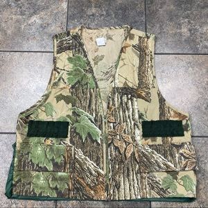 Men’s Vintage Ozark Trail Lightweight Camo Hunting Vest Size XL